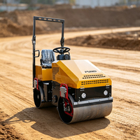 Qualité Fiable - Compacteur de Route à Double Tambour Vibratoire de 1 Tonne SAUER - Pompe Hydraulique FYL-890 Moteur
