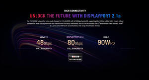 Monitor para juegos A.S.U.S ROG Swift OLED PG27UCDM original de 26 pulgadas, panel 4K Tandem QD-OLED, 240Hz, 0.03ms (GTG), OLED Anti-Flicker 2.0 - Product Image 6