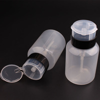 Flacon pompe vide de 150 ml pour lotion, gel UV, liquide, nettoyant pour manucure, acétone – Idéal pour le nail art
