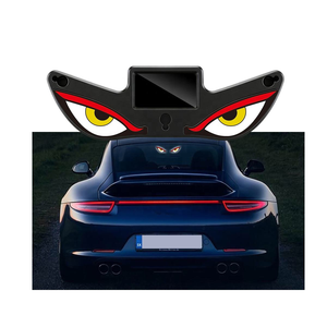 Luz LED Triangular para Ventana de Coche, Ojo de <span class=keywords><strong>Diablo</strong></span>, Luz de Advertencia, Montaje con Ventosa, Luz Decorativa para Ventana - Product Image 4