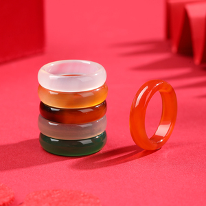 JD GEMS Großhandel Natürliche Achat-Ringe Hochwertige Edelsteinringe Ideal für Frauen und Männer zum Täglichen Tragen - Product Image 2