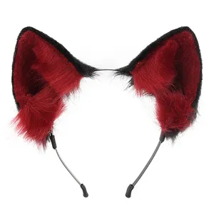 Factory Custom fox ear with accessories sexy cat ear fox headband