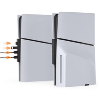 TP5-3556 Hub USB 2.0 4 in 1 untuk Konsol PS5 Slim, Aksesoris Game, 3 Port USB-A + 1 Port Type-C, Splitter, Ekspander, Ekstensi USB