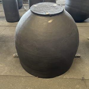 Petit <span class=keywords><strong>creuset</strong></span> de fusion carré en graphite de 50 kg pour la fusion du cuivre, pour la fonderie industrielle et la fusion de métaux, en argile de fer, en vente - Product Image 2