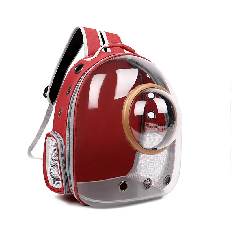 Прозрачный рюкзак для животных с космическим астронавтом