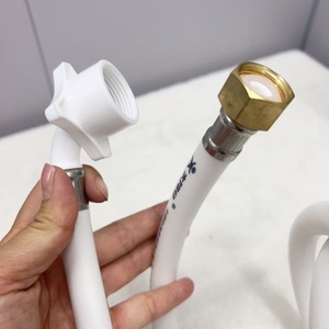 Tuyau d'arrivée d'eau pour lave-linge, 2 m, avec bouchon en cuivre pour tuyau d'alimentation en eau du lave-linge - Product Image 2