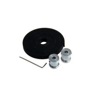 Kit de courroie de distribution et de poulie 3DSWAY 2GT, 16 dents, 6 mm, noir, pour imprimante 3D - Product Image 3