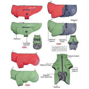 Fabricant vente en gros logo personnalisé veste chaude réfléchissante pour chien - Product Image 2