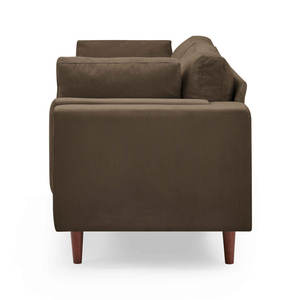 โซฟาพับได้ผ้าไมโครไฟเบอร์สไตล์อิตาเลียนแบบมินิมอลสมัยใหม่ เฟอร์นิเจอร์ห้องนั่งเล่นสำหรับบ้านยุคใหม่ - Product Image 6