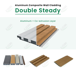 Revestimiento de Pared Acanalado de WPC Coextruido, Resistente al Agua y a los Rayos UV, Revestimiento Exterior con Aspecto de Madera Moderna para Fachadas de Hoteles y Villas - Product Image 5