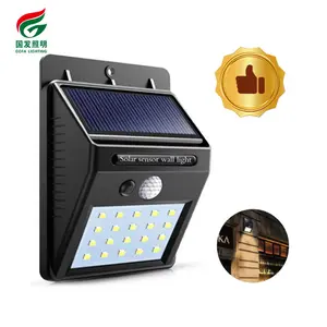 supplier ip65 outdoor lamp waterproof solar powered exterior solar wall light waterproof light