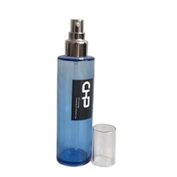 Flacon pompe transparent en PETG de luxe, impression de logo personnalisée sur soie, contenant haut de gamme pour sérum et lotion pour soins de la peau