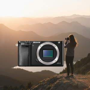 DF 95% ใหม่ A6000 A6100 A6300 A6400 A6500 A6600 A6700 สามารถใช้ร่วมกับเลนส์ 16-50 มม. กล้องวิดีโอดิจิตอล 4K HD CMOS ความละเอียด 20MP - Product Image 1