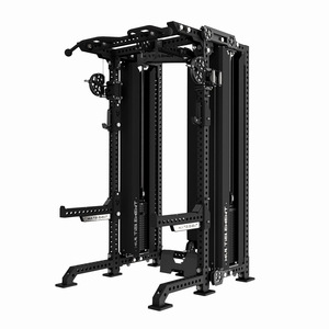 Macchina da allenamento per la forza da palestra professionale per la casa Trainer multifunzionale regolabile per Squat Rack pesi al petto per <span class=keywords><strong>esercizi</strong></span> al coperto - Product Image 4
