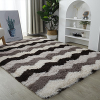 Moderne nordique en ligne Broadloom peluche grand sol lit chambre chevet Shaggy tapis et tapis Carpert pour hôtel