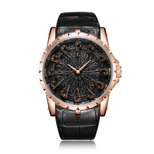 ONOLA 3809 2022 Nuevo y Exclusivo Reloj Deportivo Masculino de Lujo en Oro Rosa con Correa de Cuero, Casual, Resistente al Agua - Product Image 1