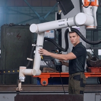 Bras de robot collaboratif articulé à 6 axes, pour des applications de précision multiples sans programmation