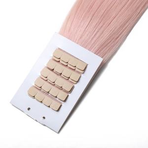 Extensiones <span class=keywords><strong>de</strong></span> Cabello Humano Adhesivas <span class=keywords><strong>de</strong></span> 50g, 20 Piezas, Doble Trama, Calidad Profesional para Salones, Mercado Europeo y Caucasiano - Product Image 1