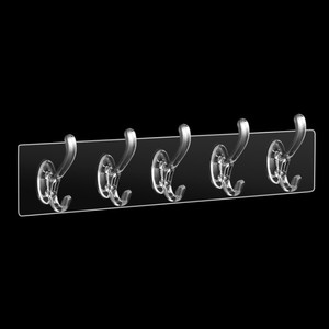 Wholesale Seamless Multi-Purpose Coat Hat <strong>Hook</strong> <strong>Wall</strong> Mounted Plastic Sticky <strong>Hooks</strong> Kitchen Non Punching Trackless <strong>Wall</strong> <strong>Hook</strong> - Product Image 5