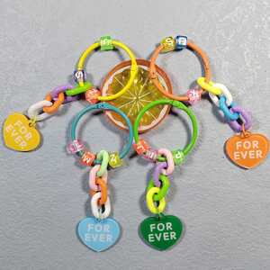 Lindo Llavero con Diseño Creativo de Letras para Coche y Bolso, Accesorio para Chicas, Ideal para Regalo de Cumpleaños - Product Image 2