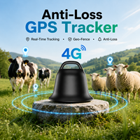 Mini Rastreador GPS Antipérdida, Compatible con WiFi, LBS, Beidou, Resistente al Agua IP67, para Mascotas, Perros, Gatos, Ganado, Ovejas, 4G
