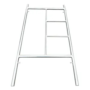 Metselaar Frame Steigerset Ijzeren Stalen Frame Constructie Mobiele Aluminium Walkthru Frame Dubbele Ladder Steigers Echafaudage