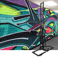 Mini Robot de arte portátil para pared y suelo, máquina de impresión de inyección de tinta 3D, 5D