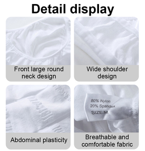 Canotta Modellante da <span class=keywords><strong>Uomo</strong></span> per Allenamento, Maglia a Compressione Muscolare, Gilet Snellente Modellante - Product Image 5