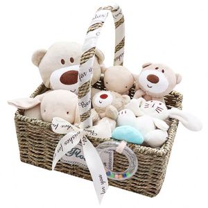 Organic Cotton Baby Girl Toy Gifts Blanket for New Mom Pregnant Women Newborn Baby Show Gift Set Custom Baby Toy Gift <b>Present</b> - Product Image 1