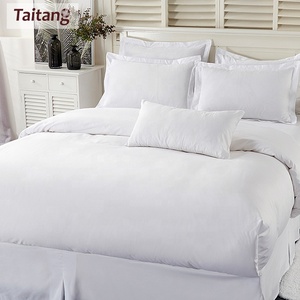 Articoli Tessili Moderni con Motivo a Tinta Unita, <span class=keywords><strong>Lenzuola</strong></span> <span class=keywords><strong>per</strong></span> Hotel in 100% Cotone di Alta Qualità Personalizzabili - Product Image 1