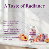 Compléments alimentaires Solilan Oem Private Label Gummies au collagène et au glutathion liquide, peptides de collagène et glutathion en gummies