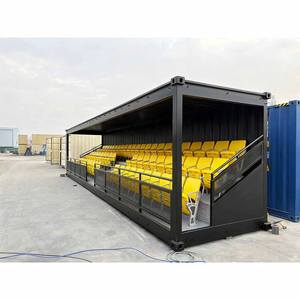 Tribuna per Spettatori Sportivi 40HC in Container Marittimo, Stand Modulare per Stadio di Calcio in Vendita nel Regno Unito - Product Image 2