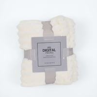 Nueva Manta Personalizada de Alta Densidad con Franela y Forro Polar Sherpa, Ideal para Regalos, Hoteles o Venta al por Mayor