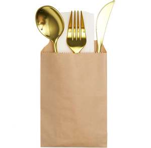 Brown Kraft Paper <b>Bags</b> for Bakery Cookies Treats Snacks Sandwiches Popcorn Small Gift <b>Bag</b> - Product Image 1
