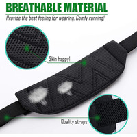 Sac banane de sport personnalisé en nylon imperméable avec fermeture éclair, respirant et réglable, pour téléphone, idéal pour la course à pied, vente en gros directe usine