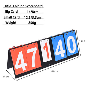 Portable Table Top Scoreboard <span class=keywords><strong>Flipper</strong></span> 5 chiffres Score Keeper Multisports Scoreboard Score <span class=keywords><strong>Flipper</strong></span> pour Volleyball Basketball - Product Image 5
