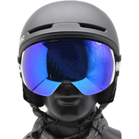 Masque de ski personnalisé pour sports d'hiver, motoneige, unisexe, protection UV400, verres anti-buée, lunettes de ski pour snowboard