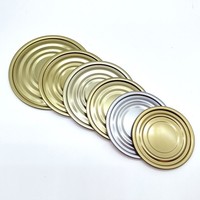 Embouts de canettes EOE à polissage de bord personnalisé, coupe nette, en acier TFS 0,16~0,23 mm T2.5-T4 pour assemblage à grande vitesse