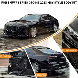 Kit de Carrocería de Fibra de Carbono Seca de Alta Calidad para <span class=keywords><strong>BMW</strong></span> Serie 7 G70 <span class=keywords><strong>M7</strong></span> Estilo MSY, Parachoques Delantero y Trasero, Alerón, Rejillas de Ventilación, Cubiertas de Espejos - Product Image 3