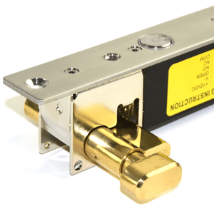 Serrure électrique sécurisée en acier inoxydable DC12v 24v avec boulon à demi-coupé pour système de contrôle d'accès RFID de <span class=keywords><strong>porte</strong></span> de Villa - Product Image 5