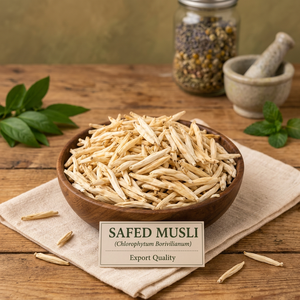 Muesli Crudo Blanco Premium |   Hierba Ayurvédica Natural para Suplementos de Bienestar, Nutracéuticos, Suministro a Granel y Exportación Global - Product Image 1