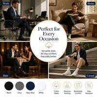 Calcetines de Vestir para Hombre de Algodón, Estilo Casual, Otoño e Invierno, Alta Calidad, Logotipo Personalizado, Venta al Por Mayor, ODM