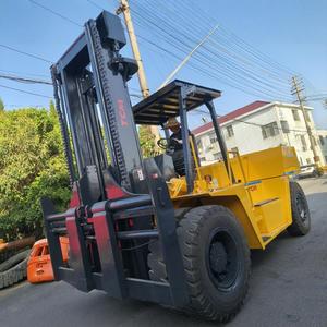 Carretilla elevadora de rueda de manejo de 23 toneladas <span class=keywords><strong>TCM</strong></span> <span class=keywords><strong>FD230</strong></span> usada en Shanghai, carretilla elevadora de combustión interna de pintura nueva en Stock - Product Image 4