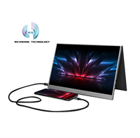 Moniteur de jeu portable à écran tactile FHD de 13.3 pouces avec interface de type C pour commutateur d'ordinateur portable et PS5 pour téléphone et ordinateur portable