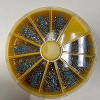 Kit de réparation de lunettes A21G, jeu de vis optiques avec plaquettes nasales pour usage en magasin d'optique