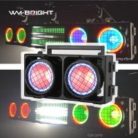 Luces LED COB RGBLAC de Doble Cabezal IP65 para Escenarios, Construcción de Aleación de Aluminio, con Control DMX512 para DJ, Discotecas, Conciertos y Exteriores