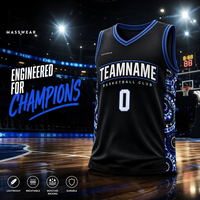 Maillot de basket personnalisé avec logo par sublimation, col en V, short assorti |   Maille respirante de qualité professionnelle, légère et à séchage rapide |   Tailles américaines S-4XL