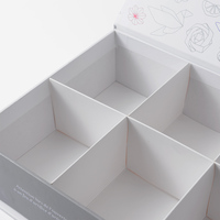 Caja de Regalo con Compartimentos en Forma de Libro, Laminación Mate, para Whisky, Cápsulas de Café, Bolsitas de Té, Tazas, Juegos de Café - Empaque Festivo