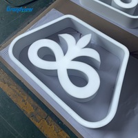 Boîte à lumière LED personnalisée pour publicité, étanche, avec design de logo gratuit, cadre en acier inoxydable pour montage mural ou devanture de magasin