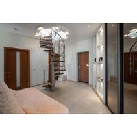 Prima Minimalist Villa Renovation Escalier droit préfabriqué pour la construction intérieure